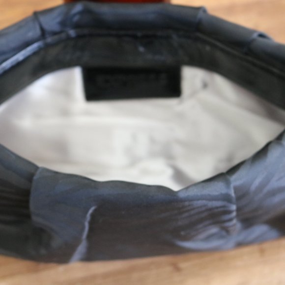 Express Black on Black Zebra Print Clutch - Picture 2 of 5